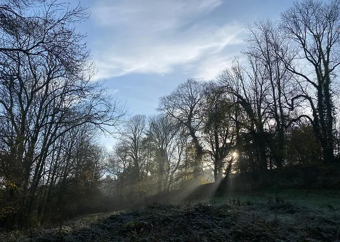 Roulotte Enchantée Dans Le Parc D'un Château Vendéen Sevremont